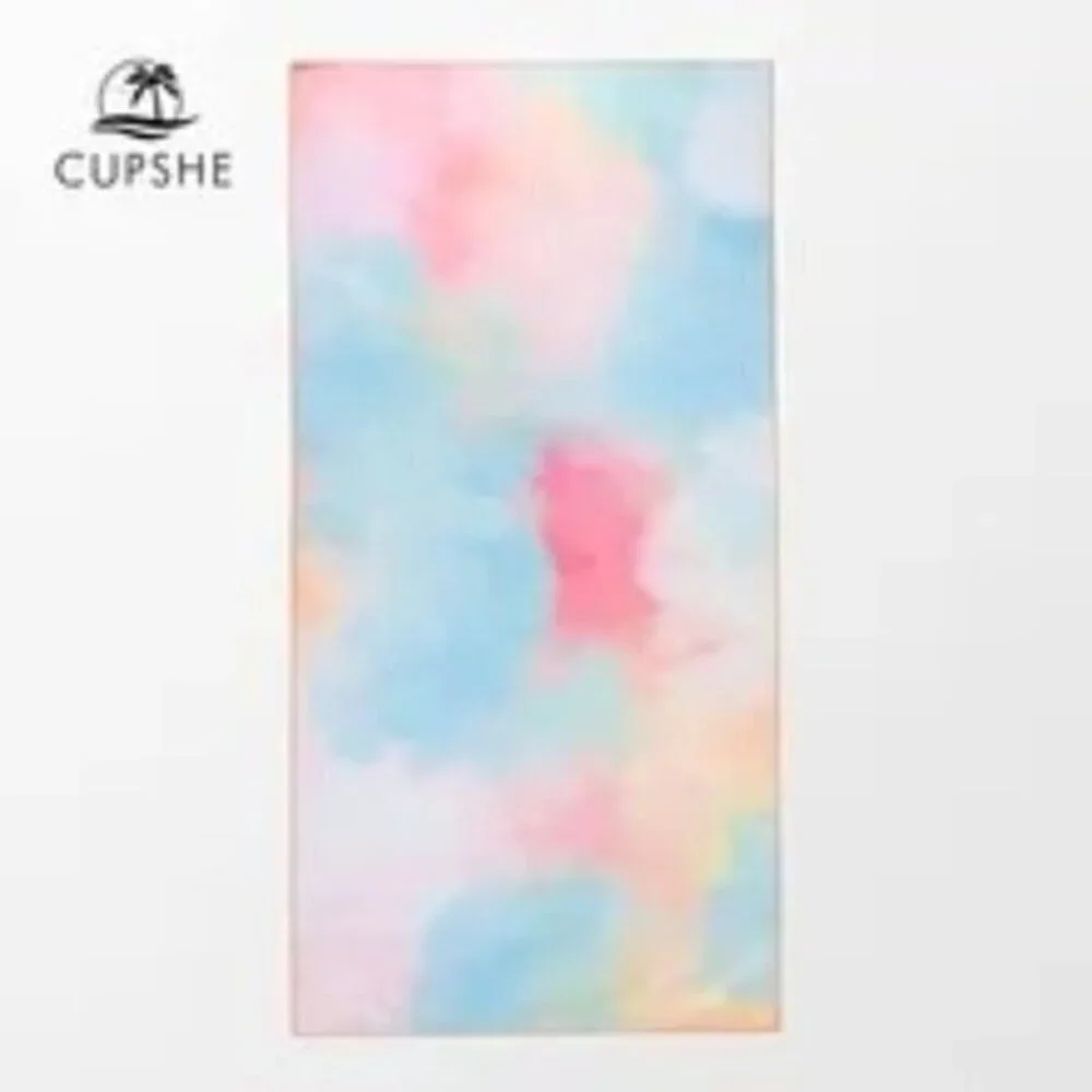 Cupshe Tie Dye Beach Towel Soft Quick Dry Yoga Towel Swimming‎ Beach Pool
